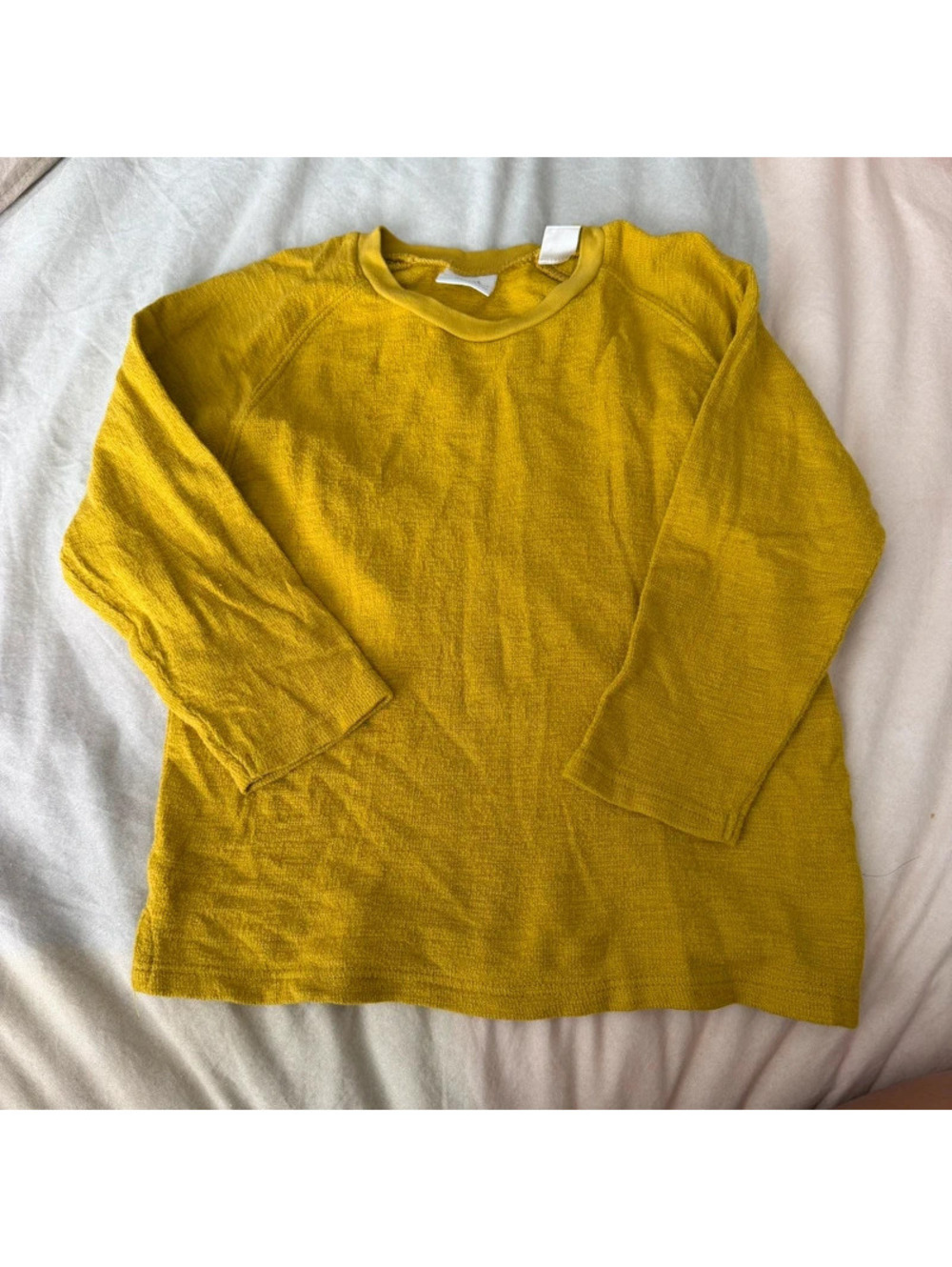 Zara citron green sweater
